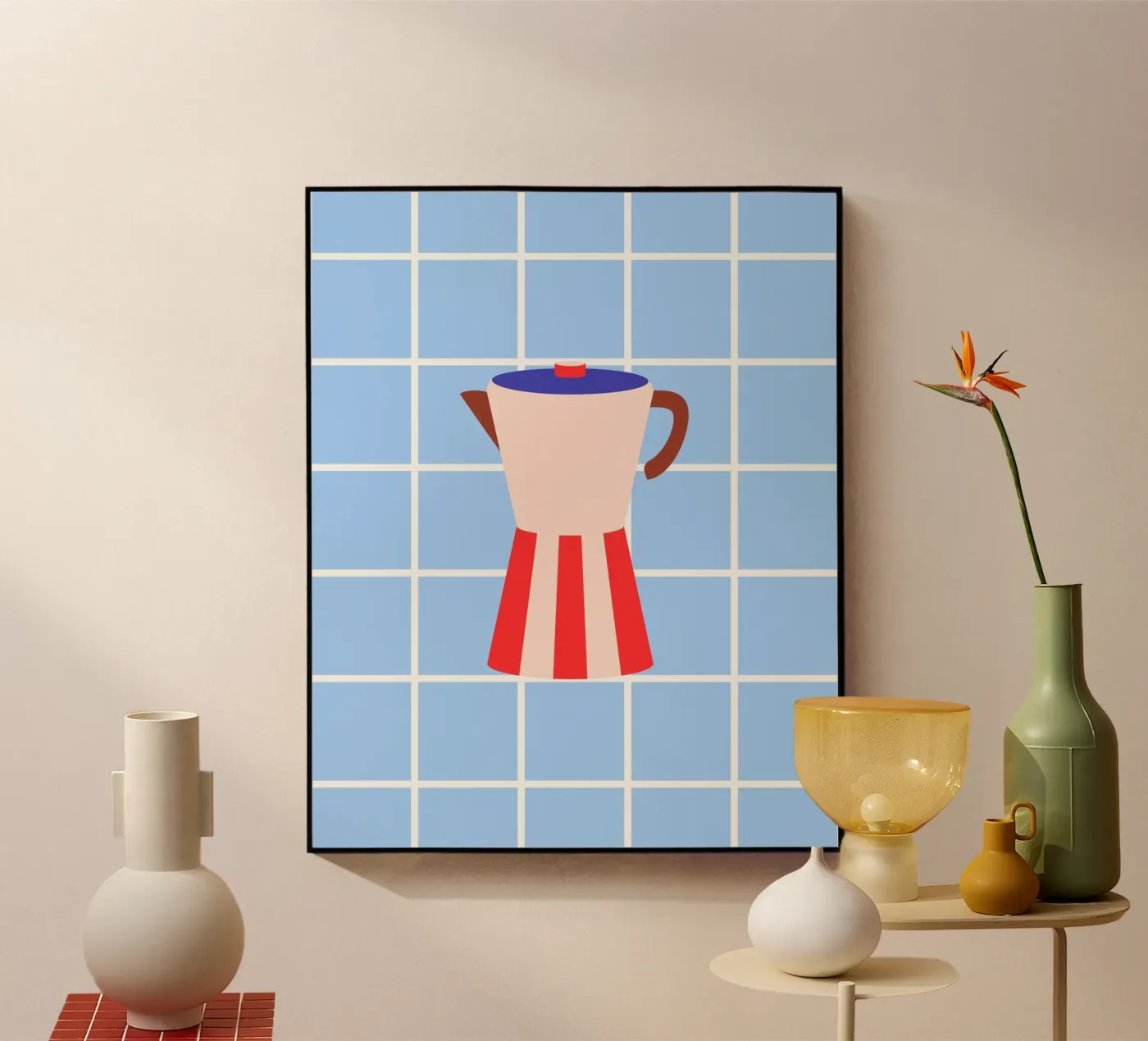 Cutie Coffee Blue plexiglass da janamossmann