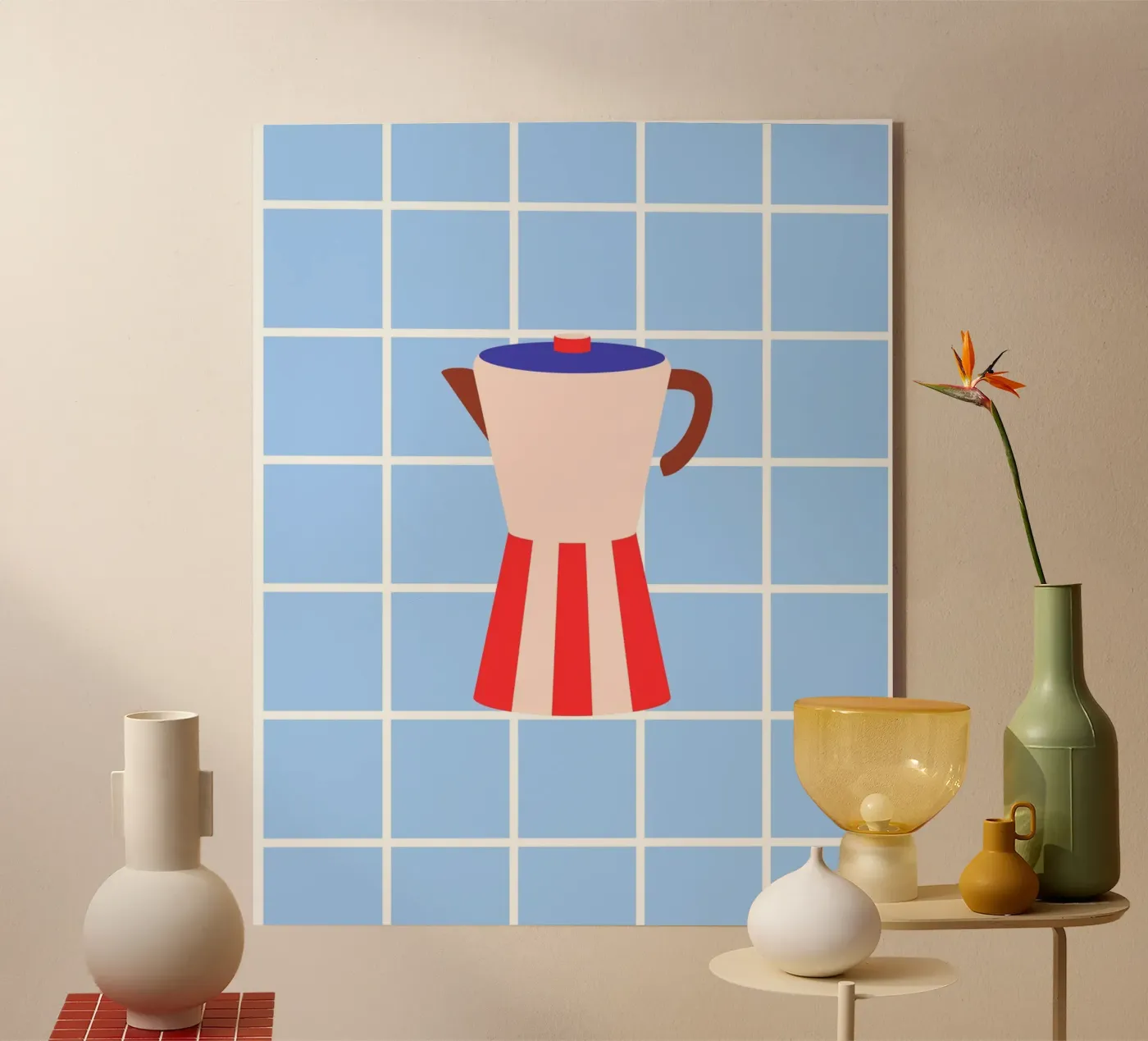 Cutie Coffee Blue plexiglass da janamossmann