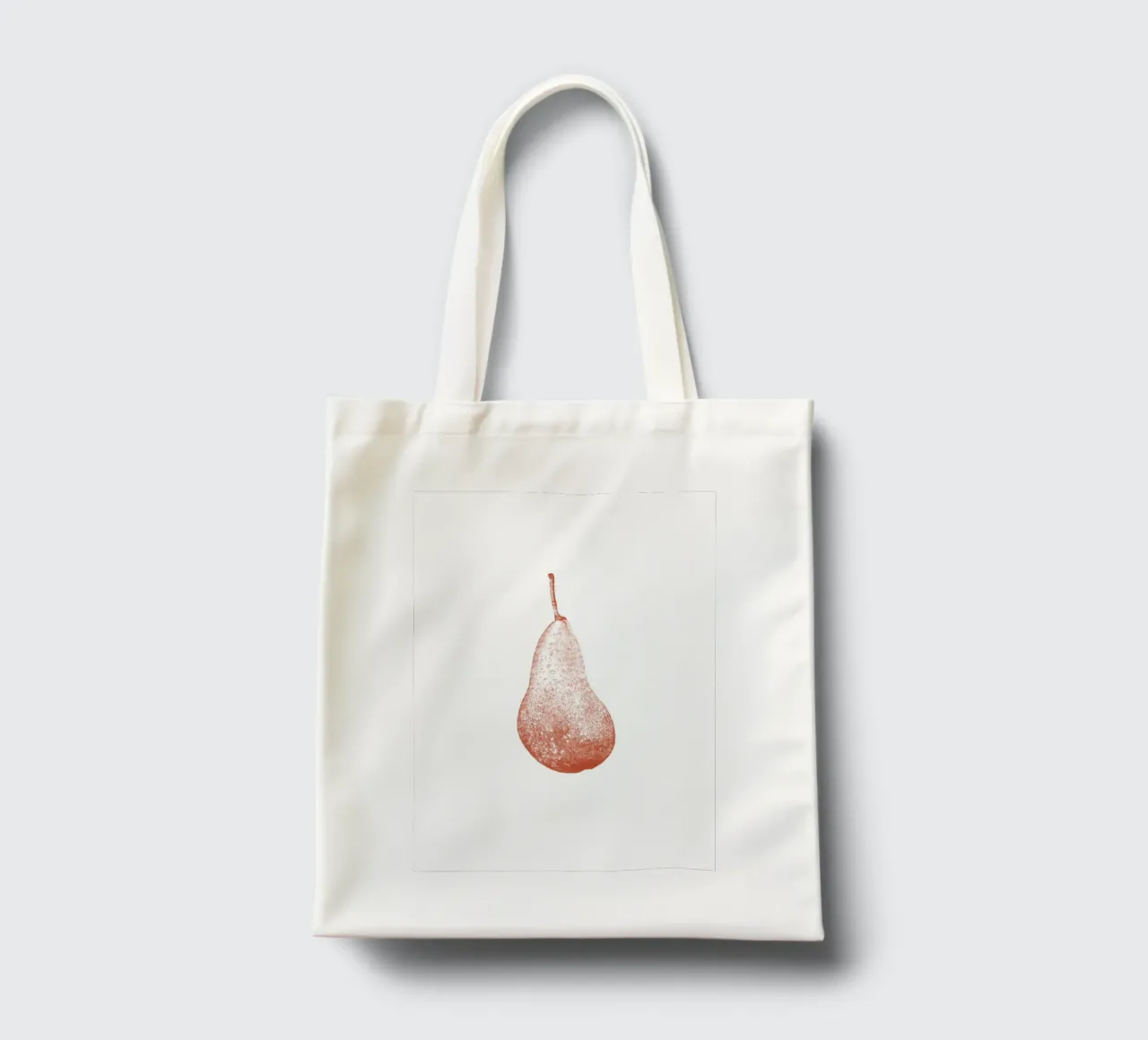 Red Pear borsa in juta da La Bola