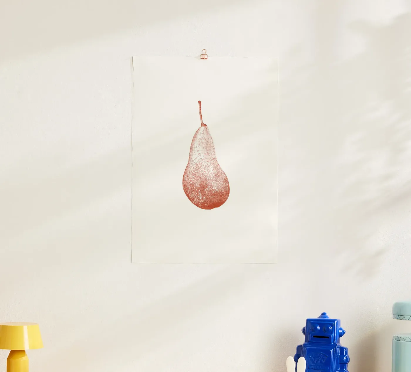 Red Pear poster van La Bola