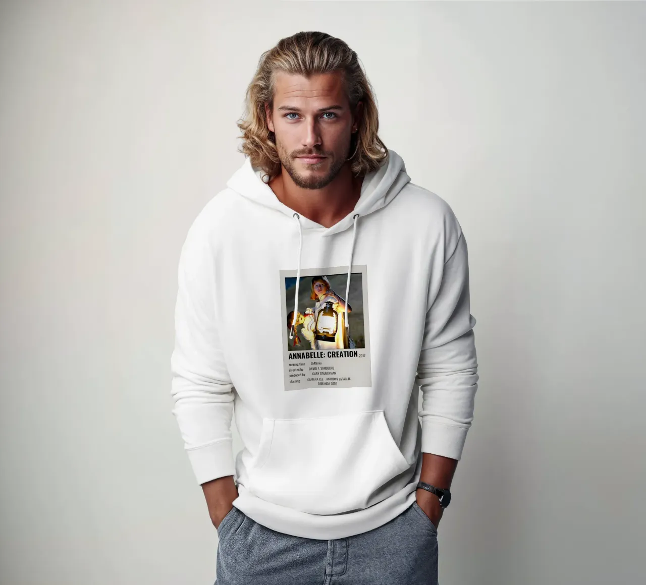 ANNABELLE CREATION 2017 felpa con cappuccio da MVFminimalist