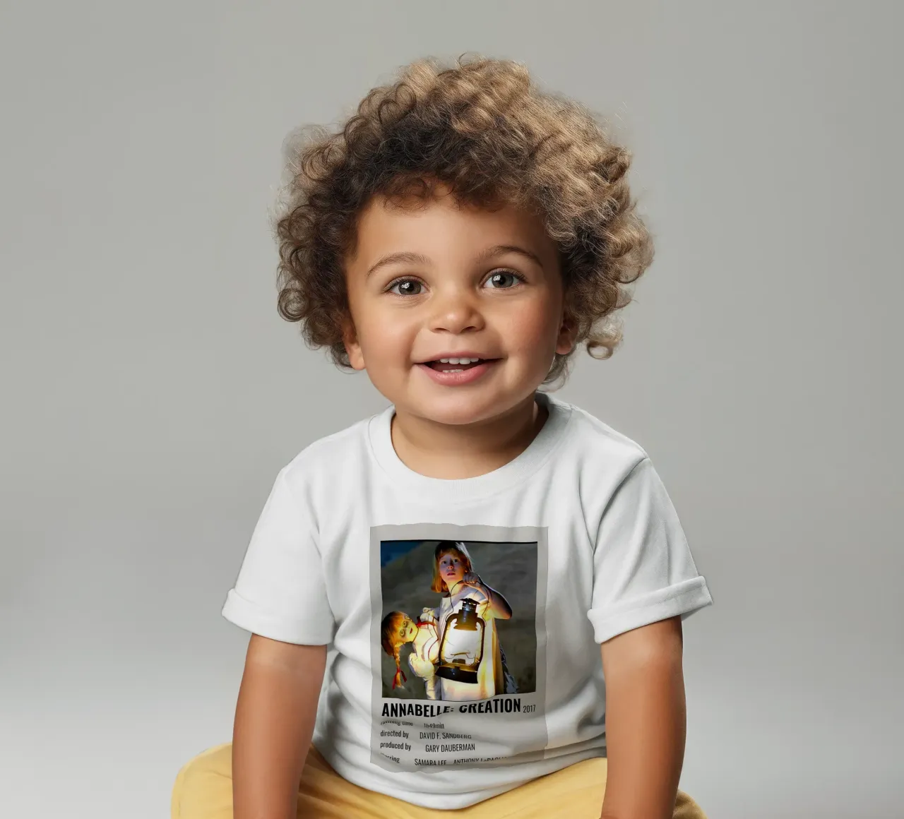 ANNABELLE CREATION 2017 baby t-shirt by MVFminimalist
