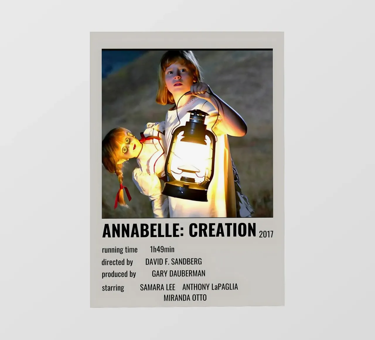 ANNABELLE CREATION 2017 telo in pvc da MVFminimalist