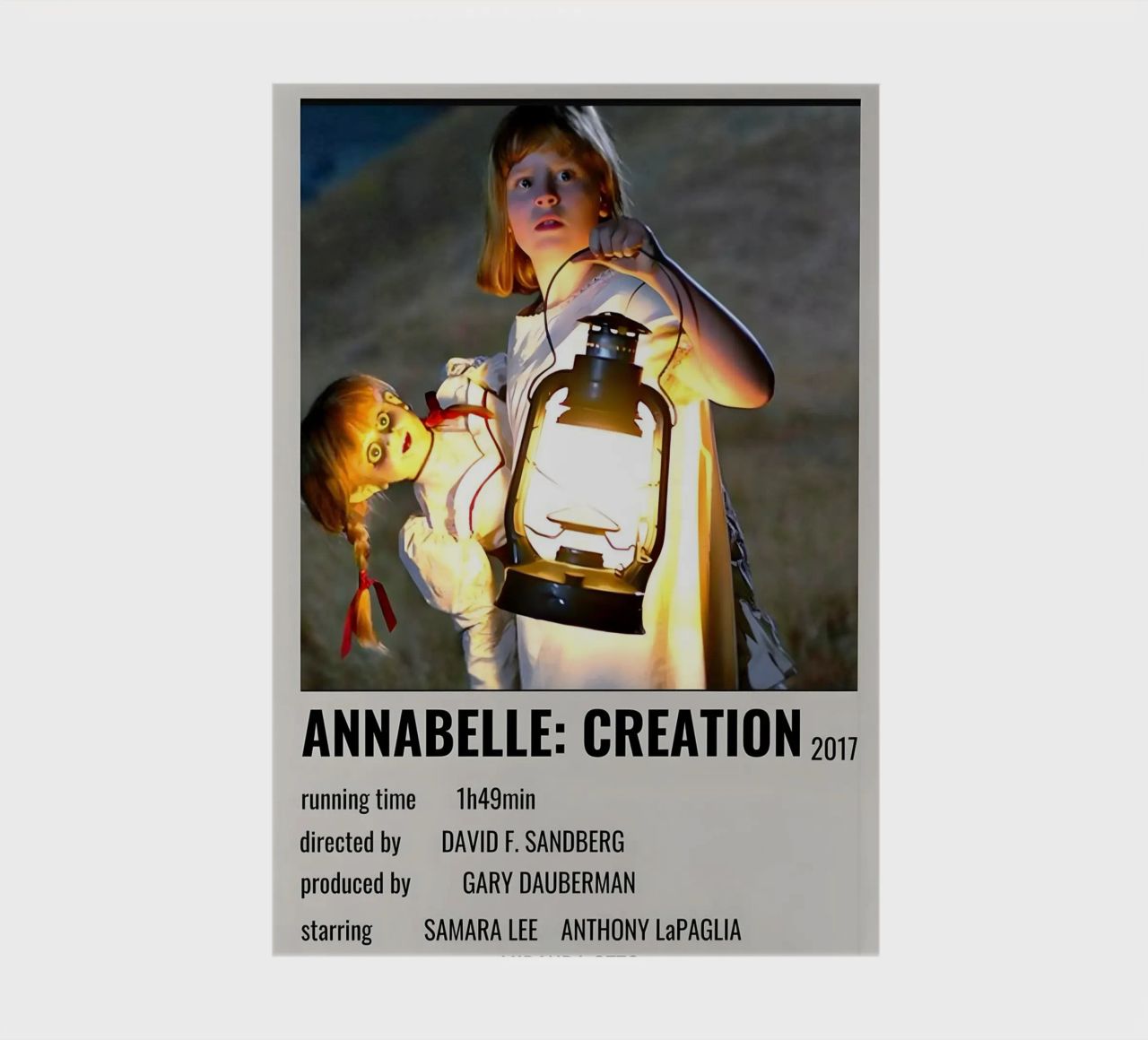 ANNABELLE CREATION 2017 diario da MVFminimalist