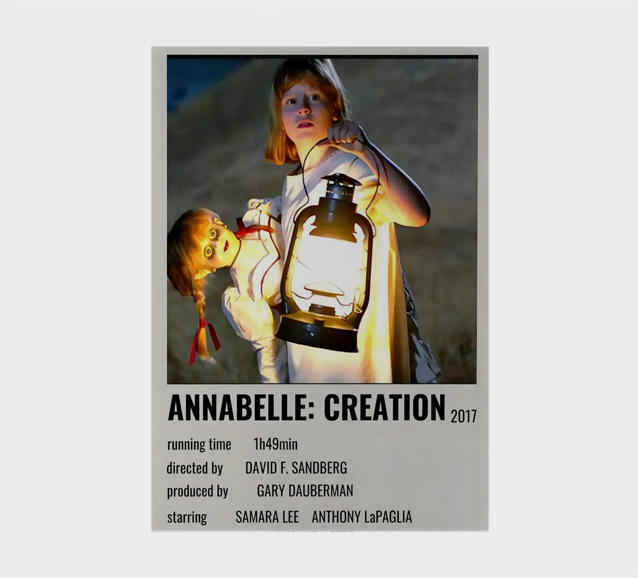 ANNABELLE CREATION 2017 notebook by MVFminimalist