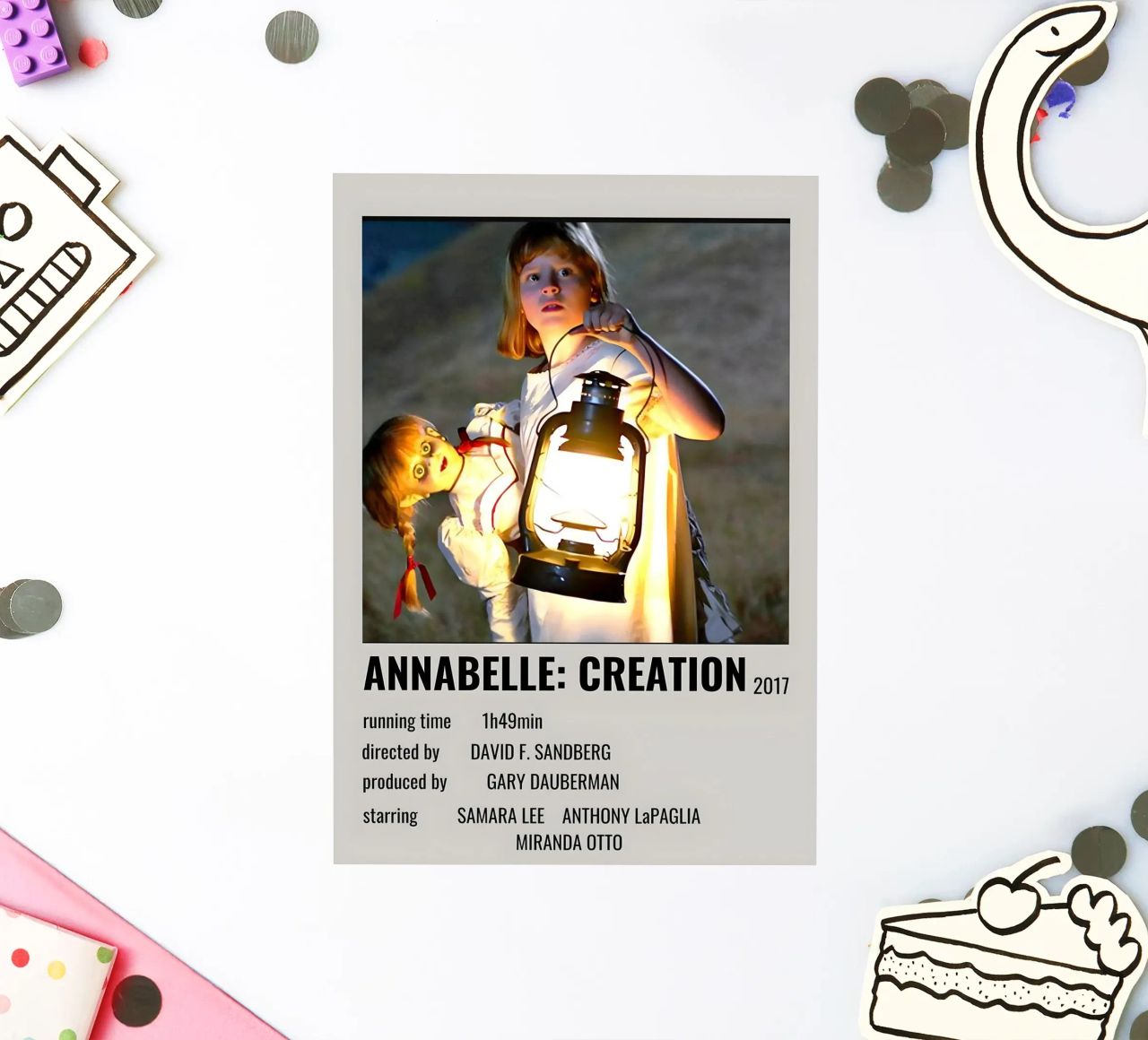 ANNABELLE CREATION 2017 adesivo da MVFminimalist