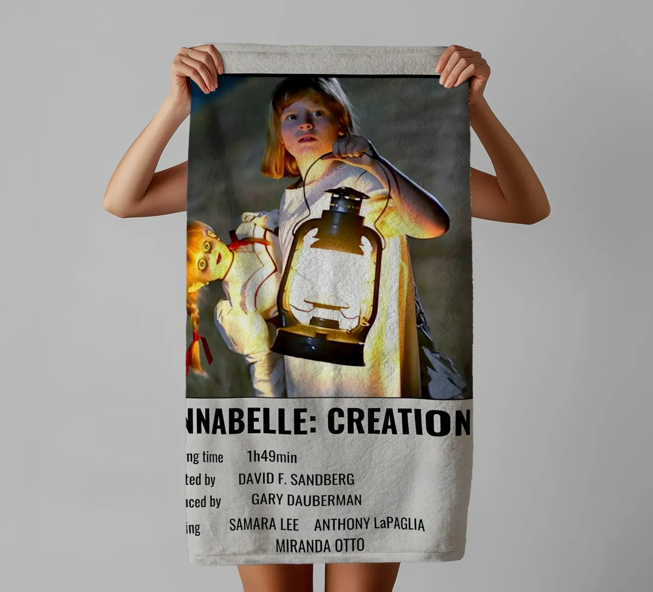 ANNABELLE CREATION 2017 towel by MVFminimalist