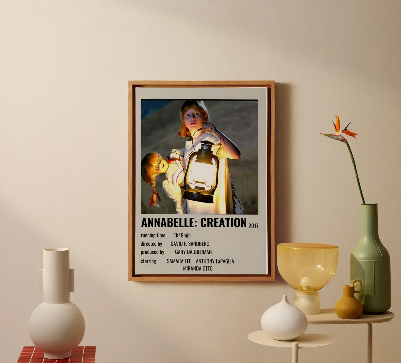 ANNABELLE CREATION 2017 lienzo de MVFminimalist