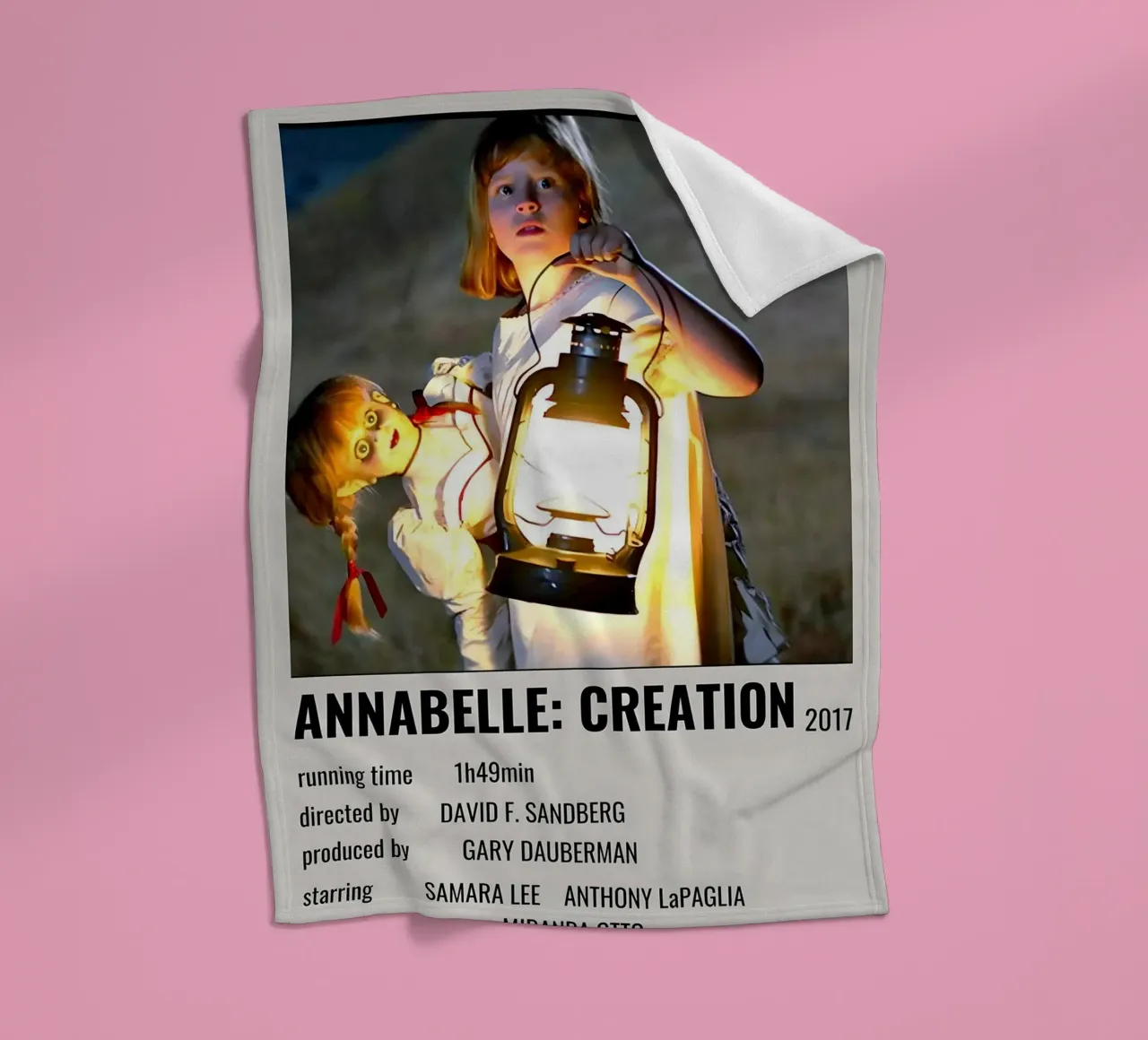 ANNABELLE CREATION 2017 coperta in pile da MVFminimalist