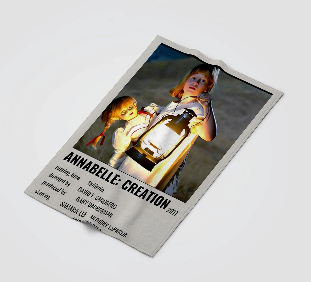 ANNABELLE CREATION 2017 coperta in pile da MVFminimalist
