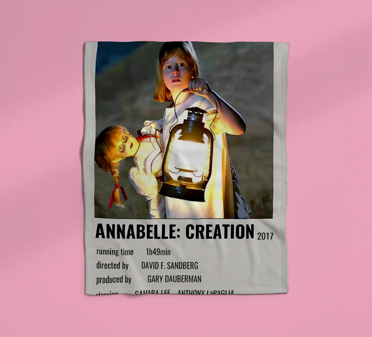 ANNABELLE CREATION 2017 coperta in pile da MVFminimalist