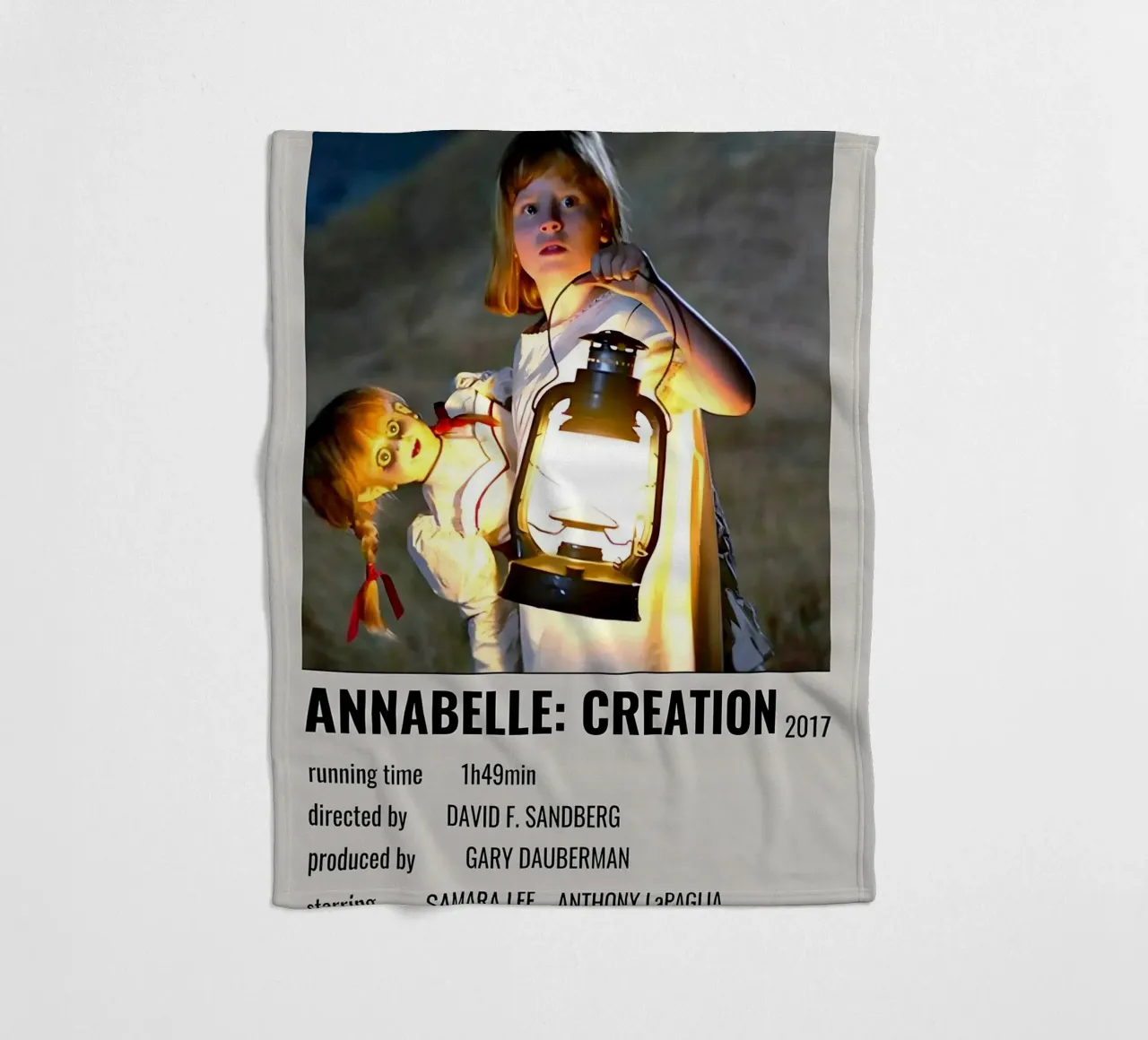 ANNABELLE CREATION 2017 coperta in pile da MVFminimalist