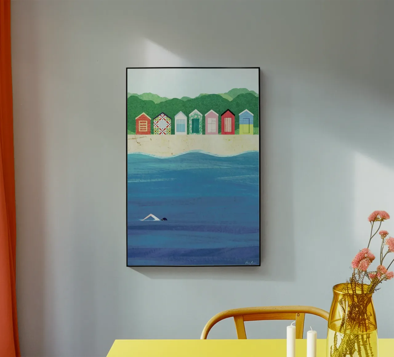 Beach Huts plexiglass da Henry Rivers