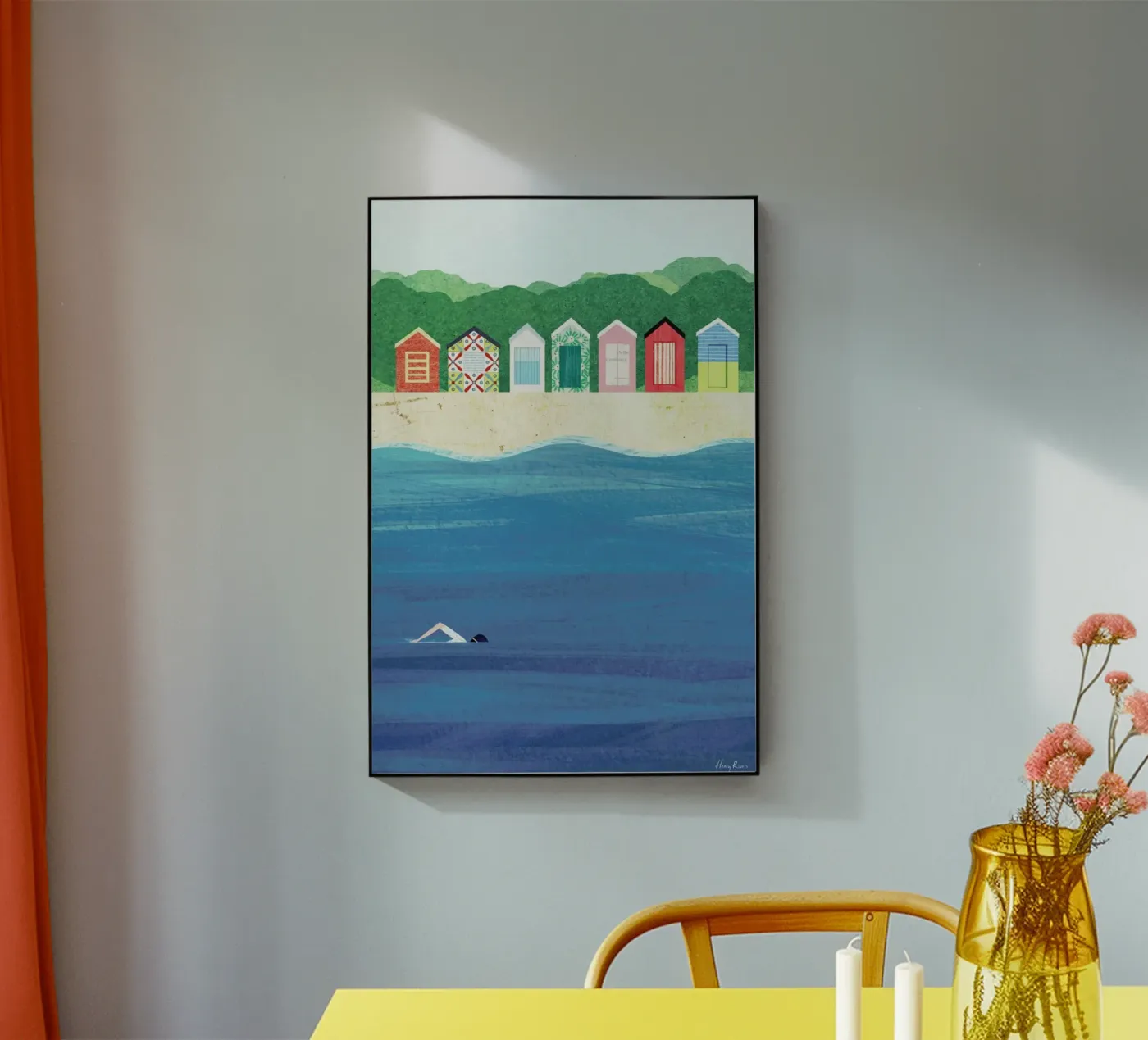 Beach Huts plexiglass da Henry Rivers