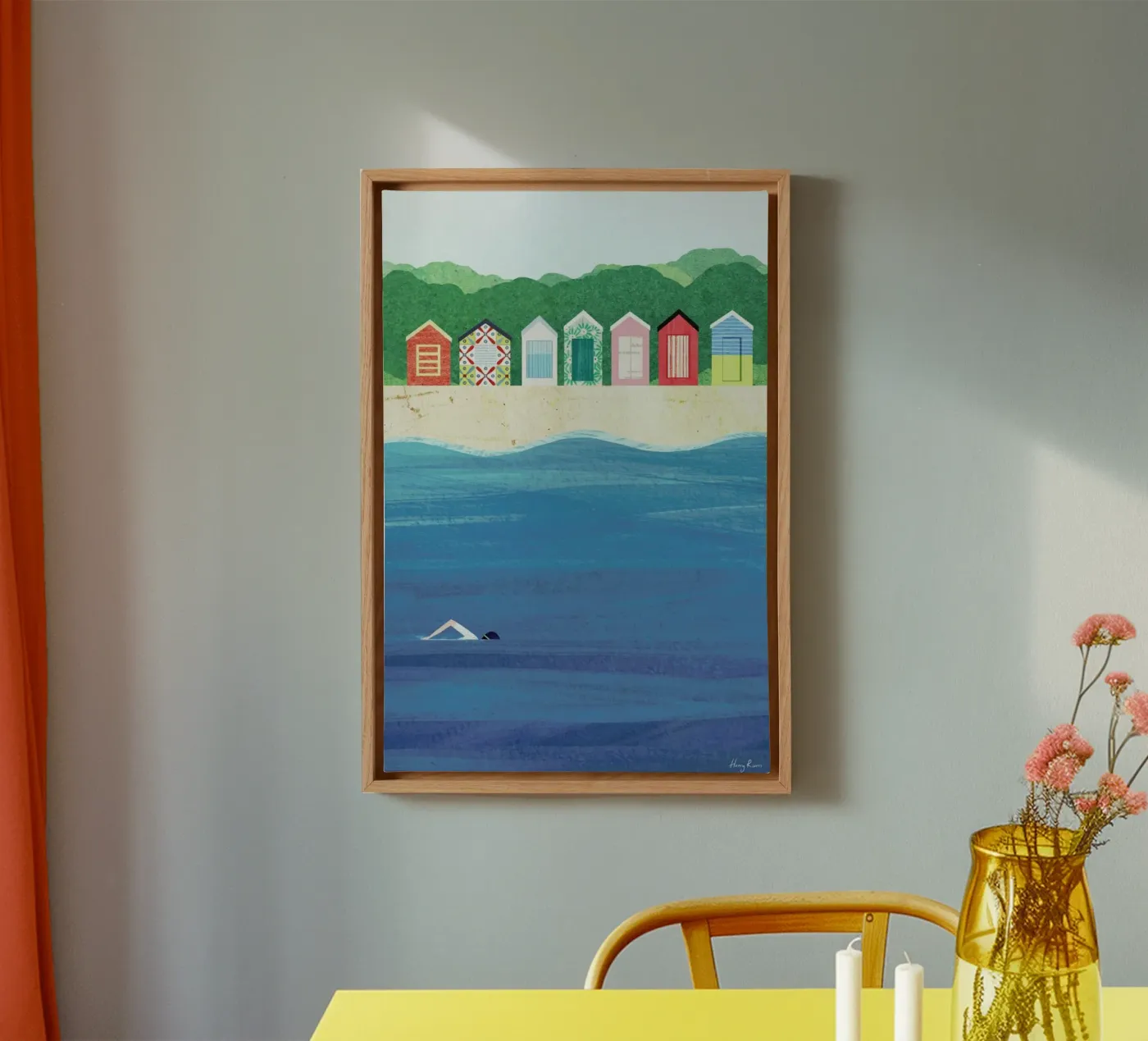 Beach Huts tela da Henry Rivers