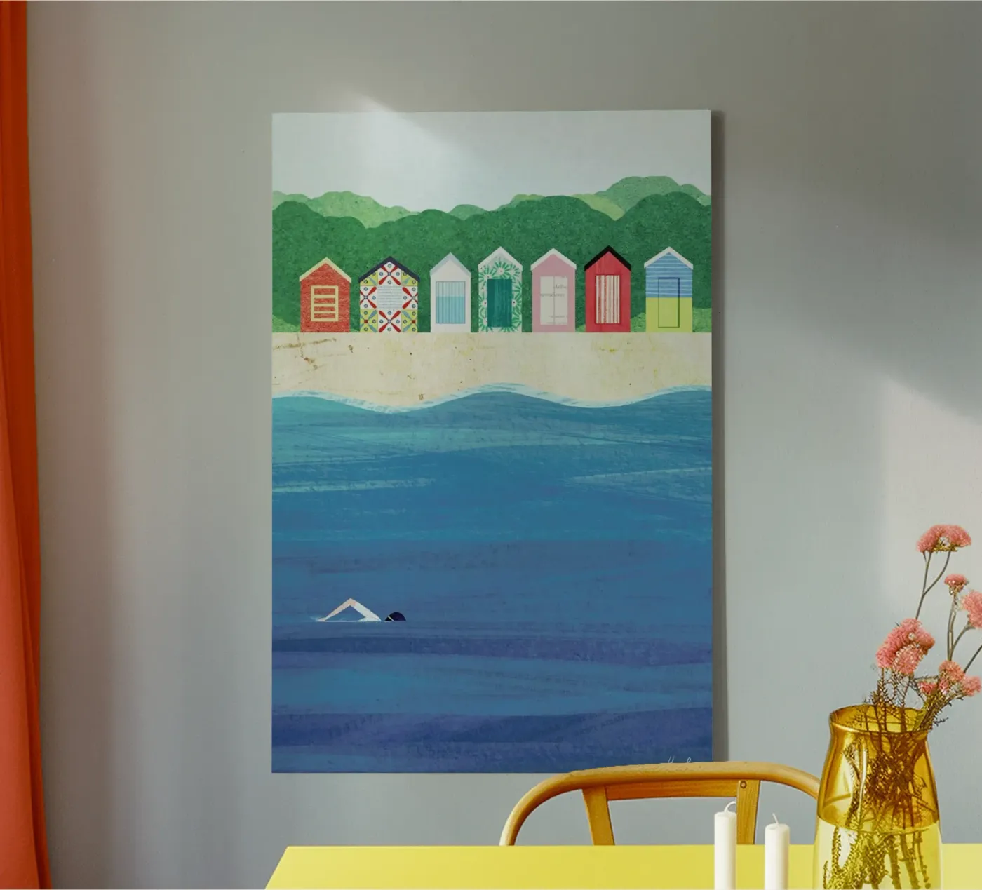 Beach Huts tela da Henry Rivers