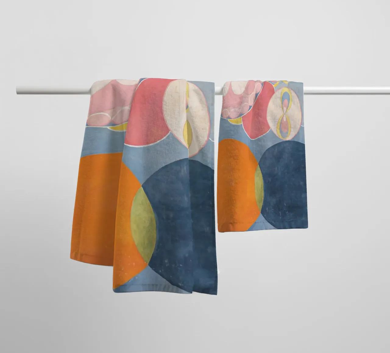 Hilma Af Klint - De tien grootste nr. 2 badhanddoek van Ceryspool