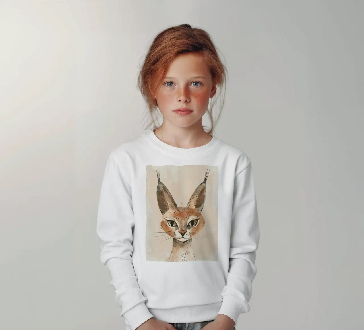 Maestà felina felpa bambino da DesignDoodle