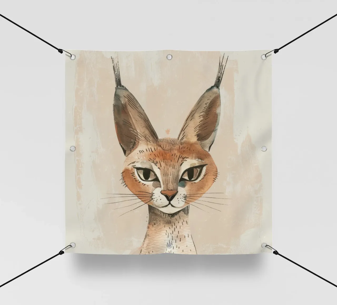 Maestà felina telo in pvc da DesignDoodle