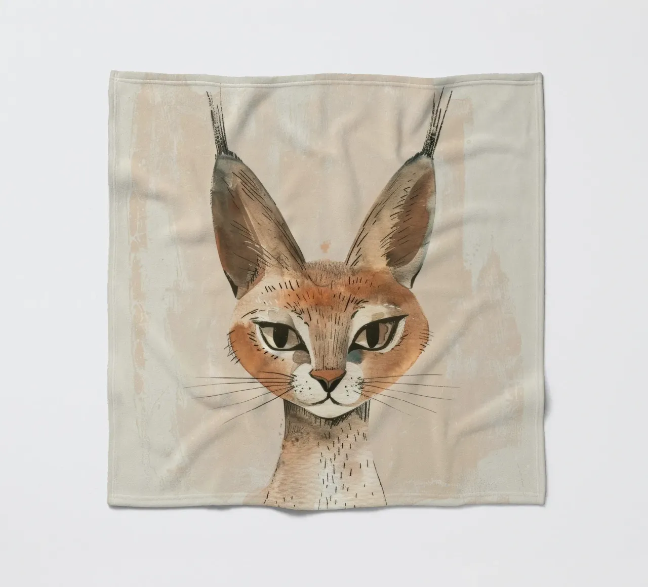 Maestà felina coperta in pile da DesignDoodle