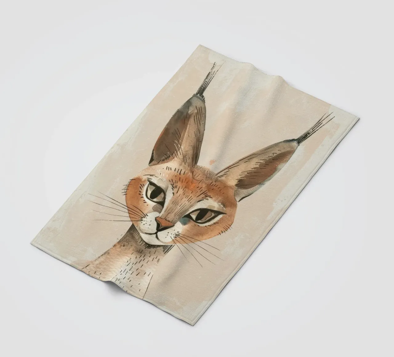 Maestà felina coperta in pile da DesignDoodle