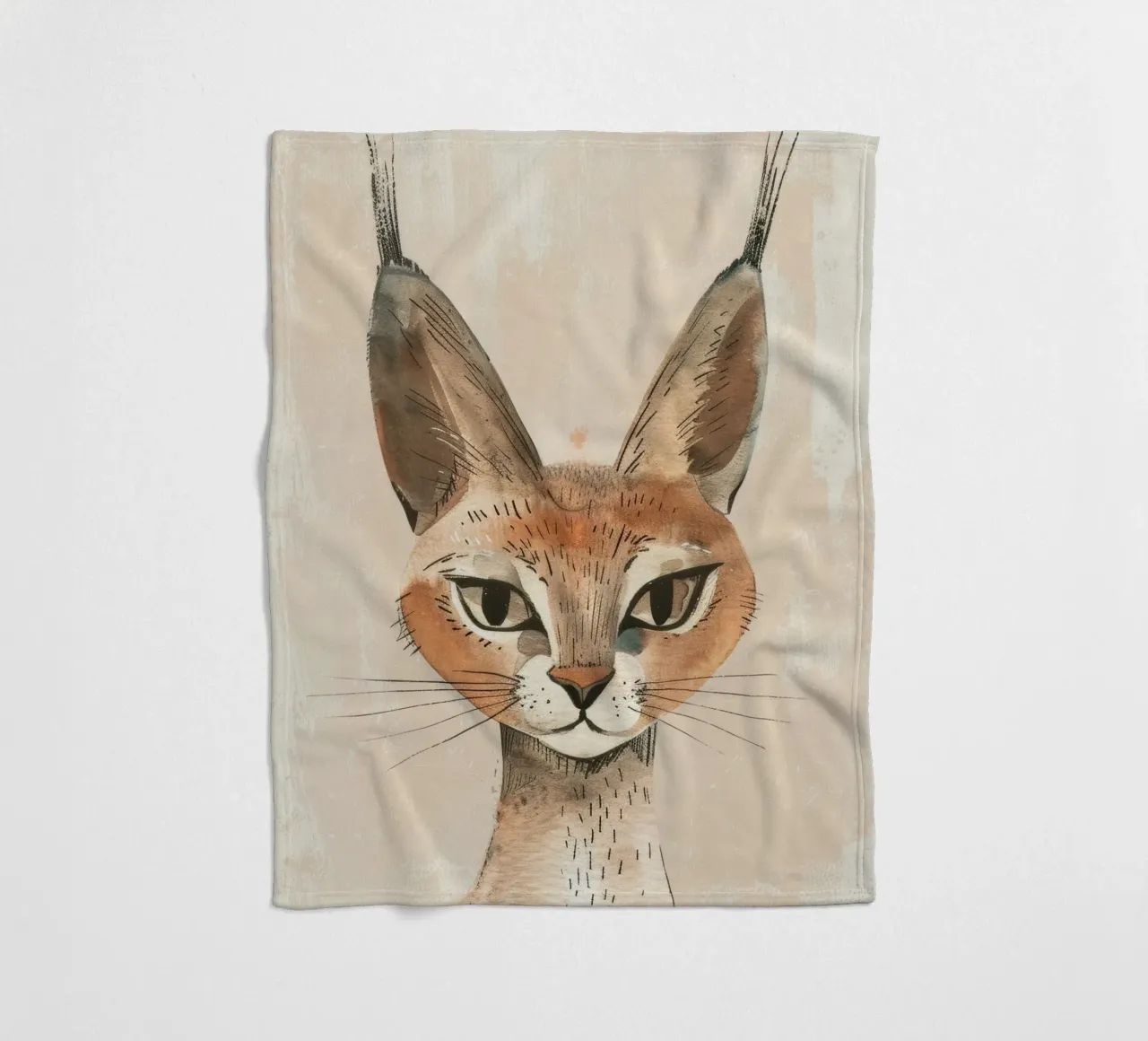 Maestà felina coperta in pile da DesignDoodle