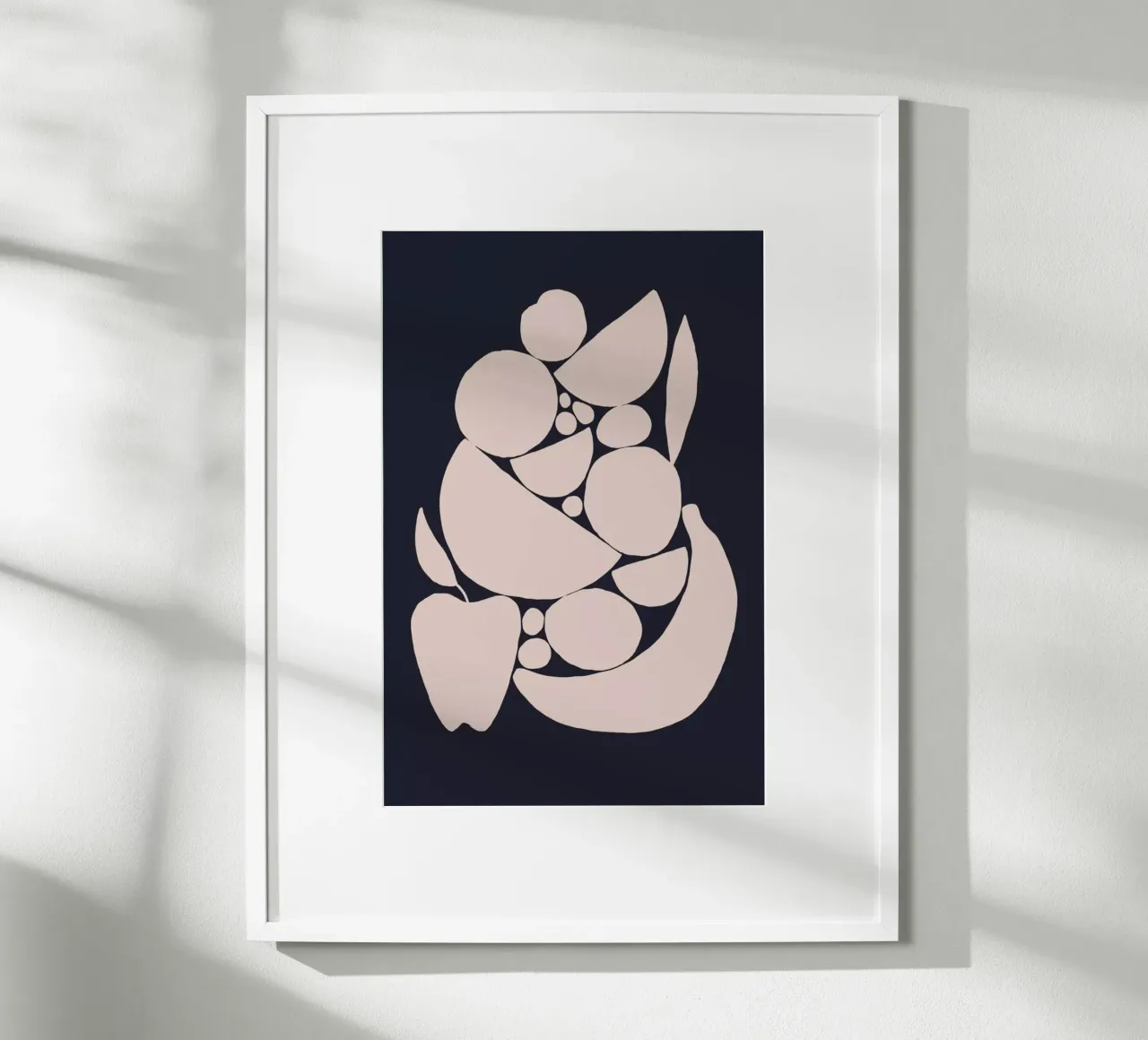 Fruit Salad 3 poster con telaio in legno da Pure