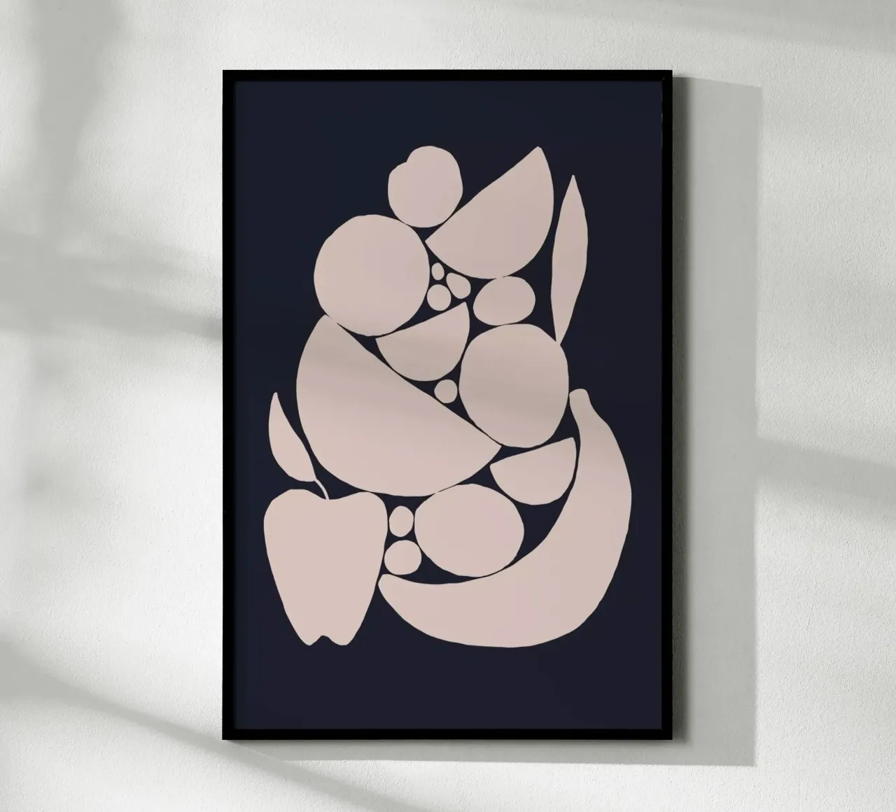 Fruit Salad 3 poster con telaio in legno da Pure
