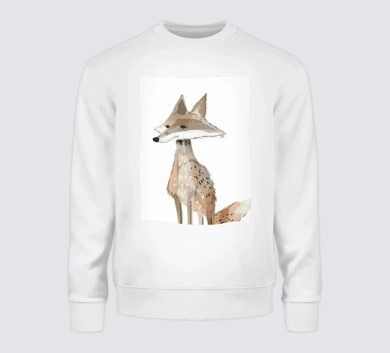 Coyote in movimento felpa da DesignDoodle