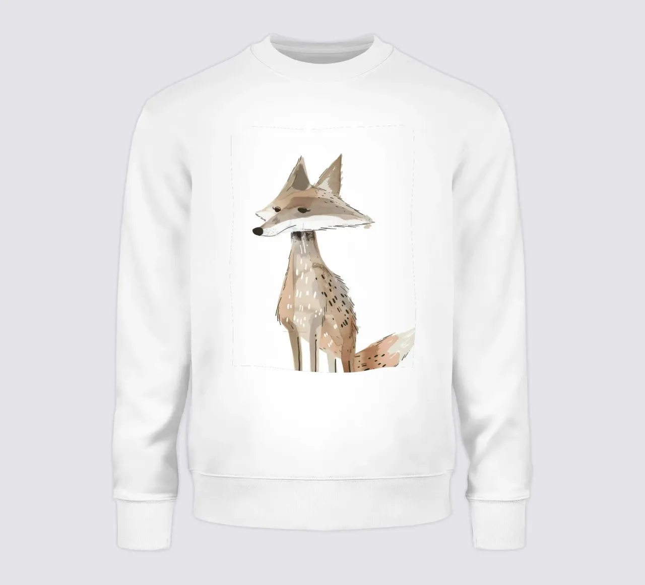 Coyote in movimento felpa da DesignDoodle