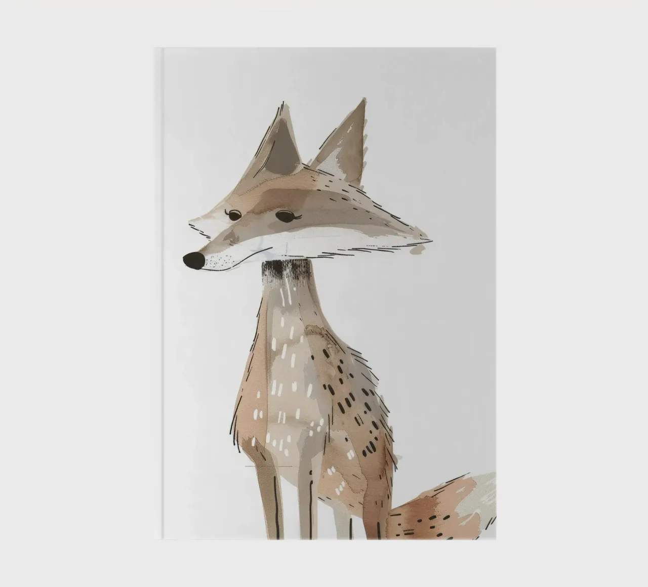 Coyote on the Move notebook by DesignDoodle