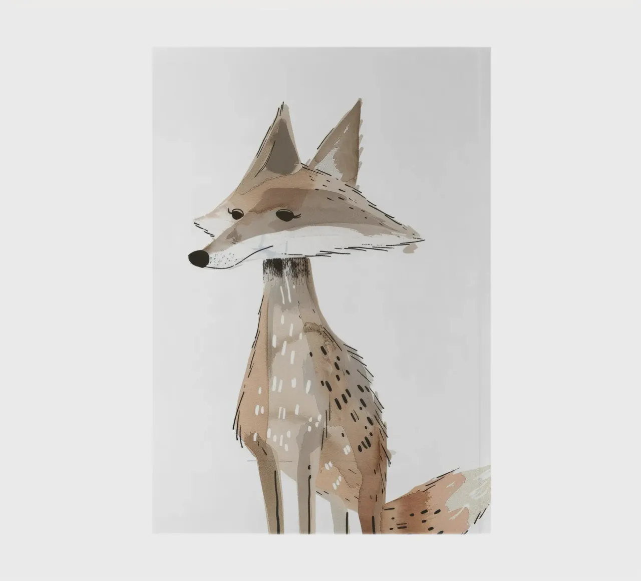 Coyote on the Move notebook by DesignDoodle