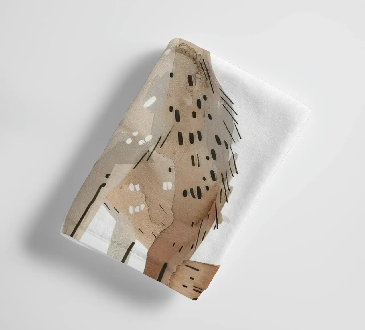 Coyote in movimento asciugamano da bagno da DesignDoodle