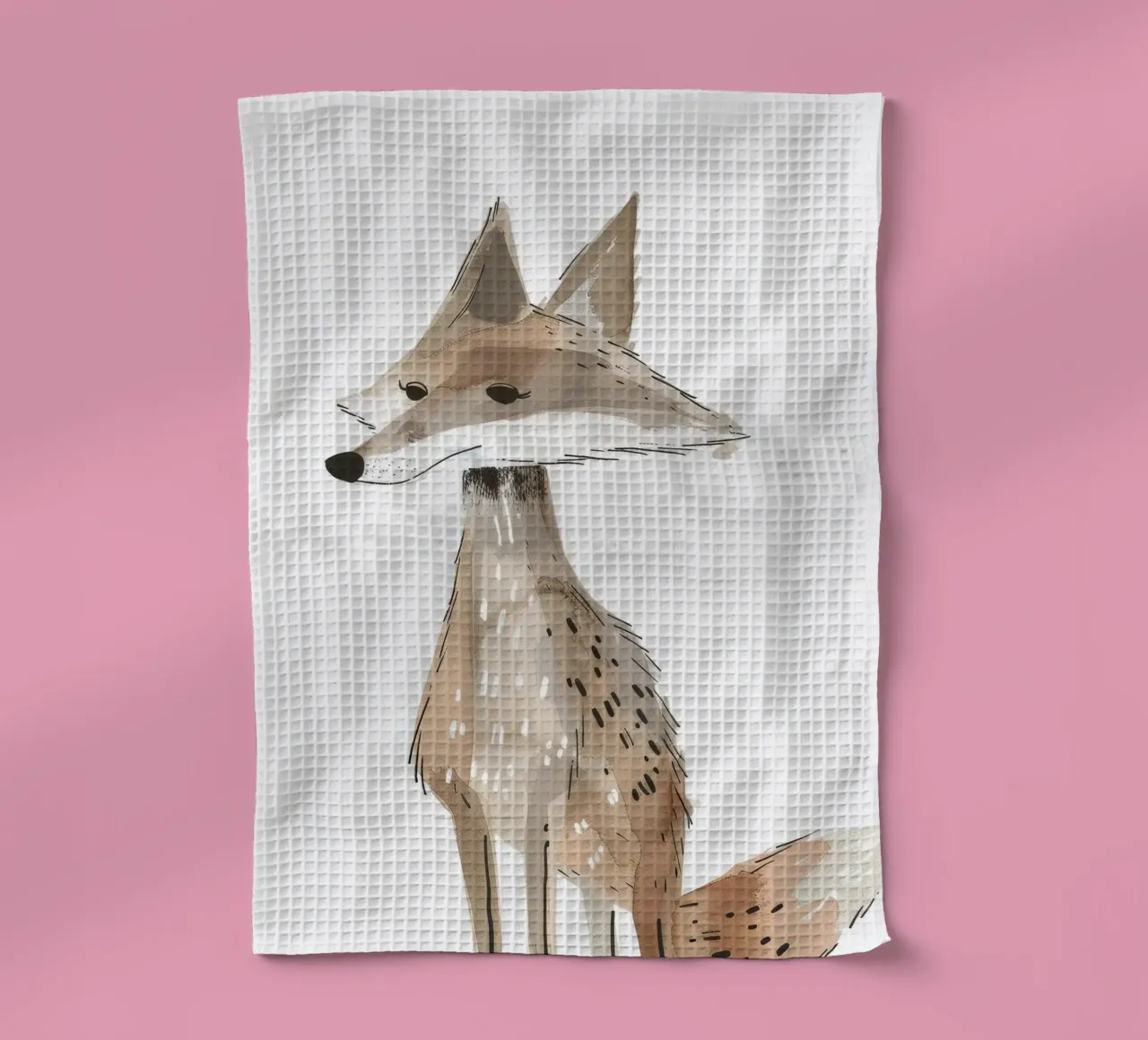 Coyote in movimento canovaccio da cucina da DesignDoodle