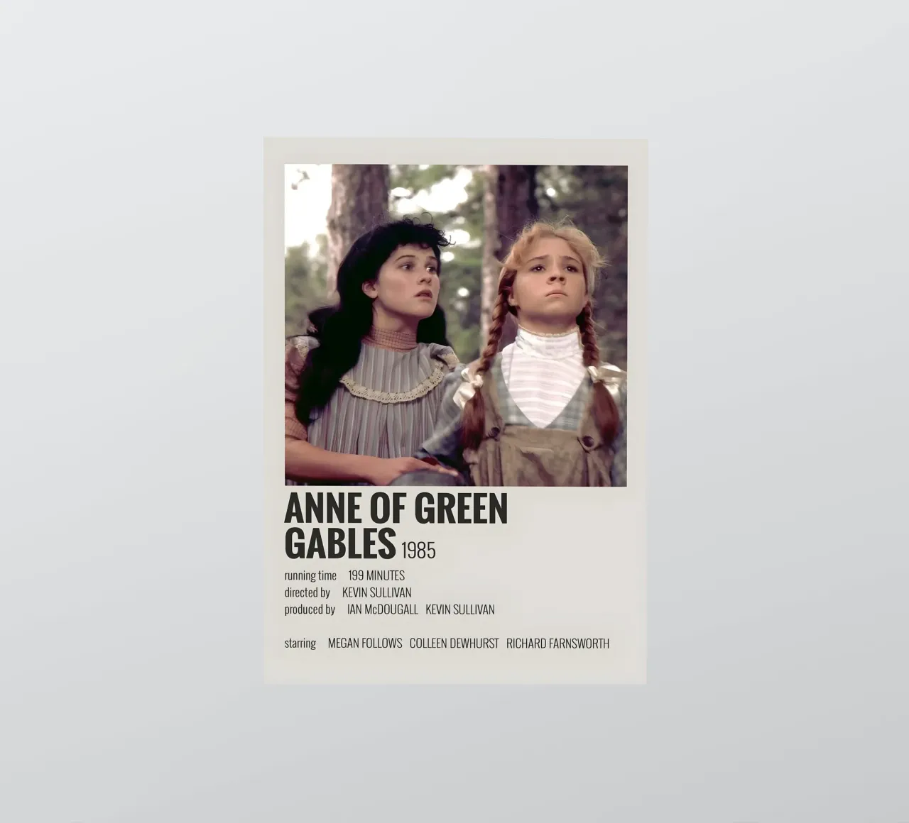 ANNE OF GREEN GABLES 1985 Sticker von MVFminimalist