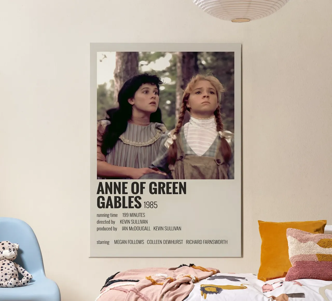 ANNE OF GREEN GABLES 1985 alluminio dibond da MVFminimalist