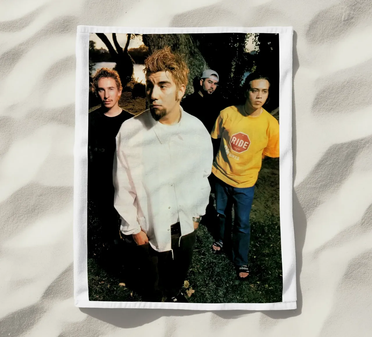 Groupe de style cool Deftones serviette de plage de fredam