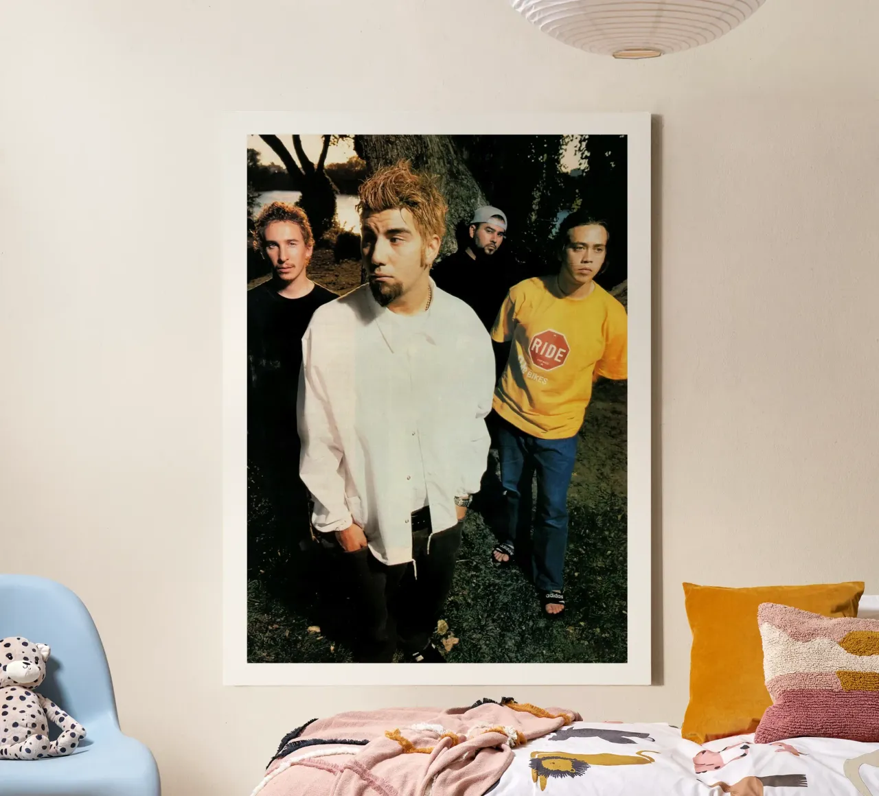 Groupe de style cool Deftones toile avec Caisse américaine de fredam