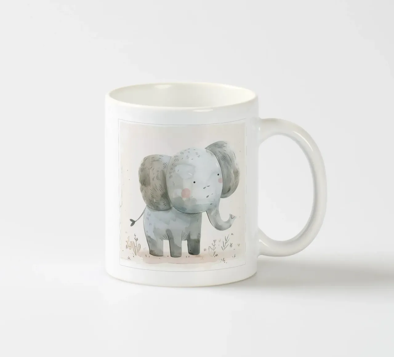 Elefante giocoso tazza in ceramica da DesignDoodle