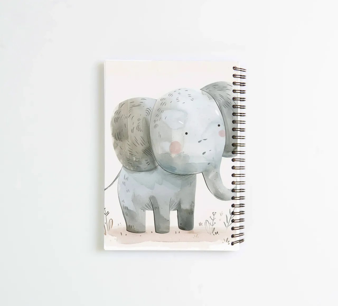 Verspieltes Elefantenbaby Ringbuch von DesignDoodle