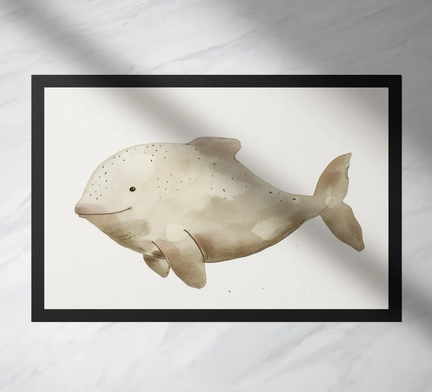 Beige Dolphin Bliss zerbino da DesignDoodle