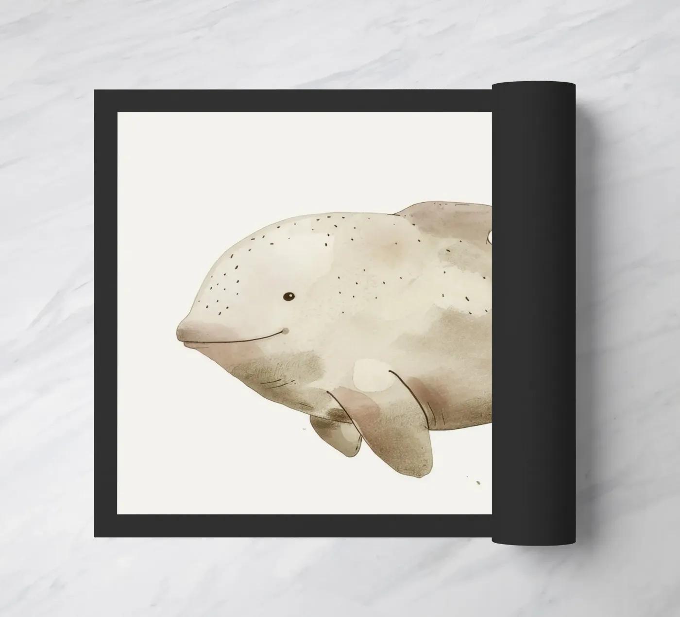 Beige Dolphin Bliss zerbino da DesignDoodle