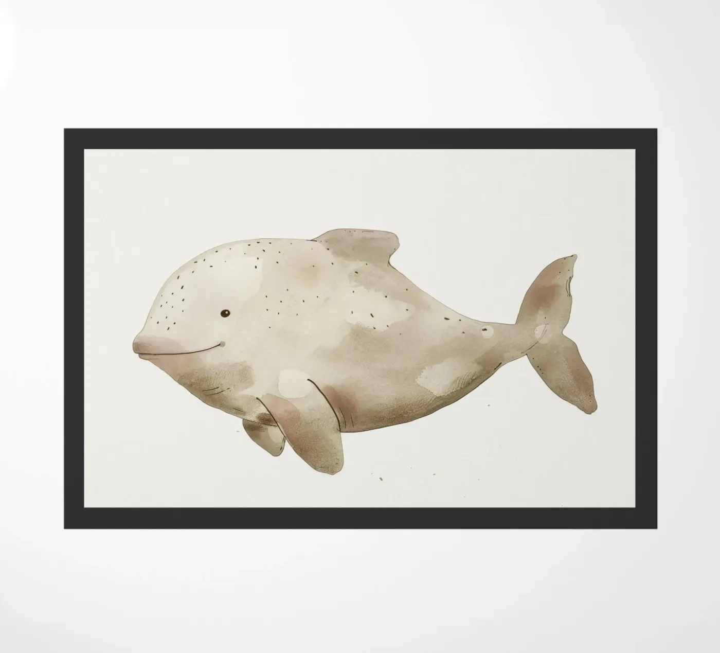 Beige Dolphin Bliss zerbino da DesignDoodle
