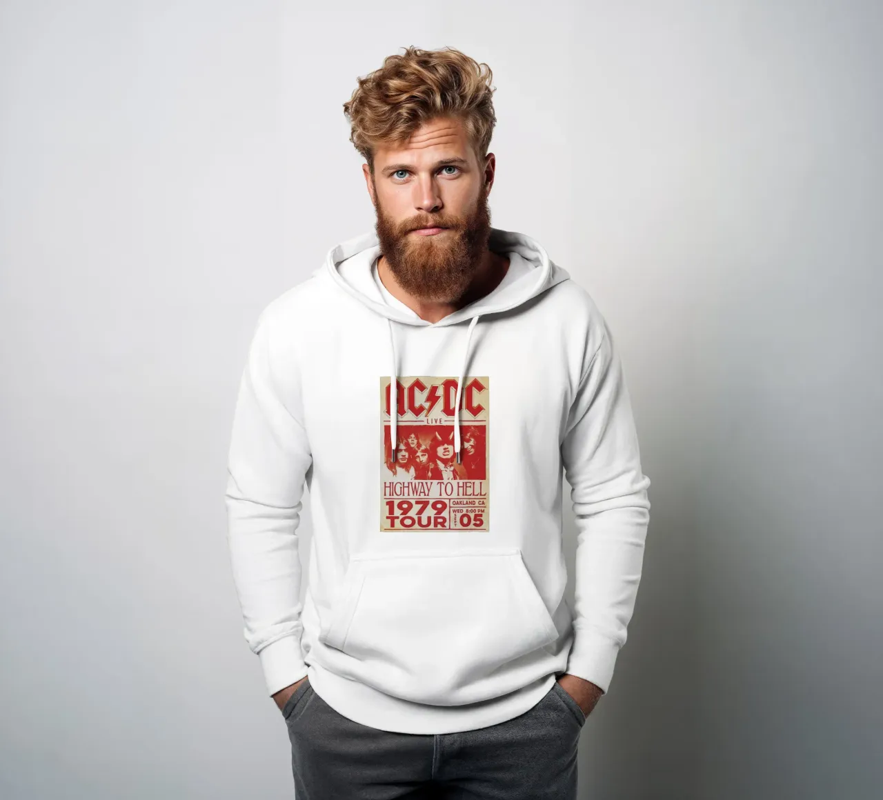 il rock classico non muore mai felpa con cappuccio da korve