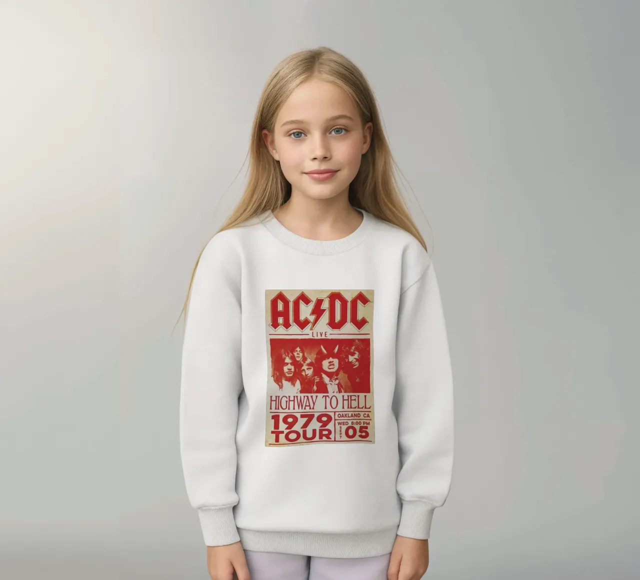 classic rock sterft nooit kinder sweatshirt van korve