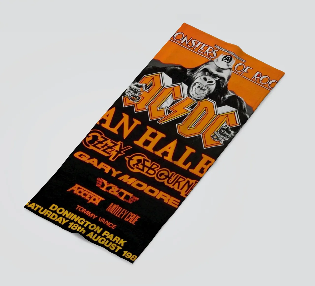 pure adrenaline from acdc beach towel by korve