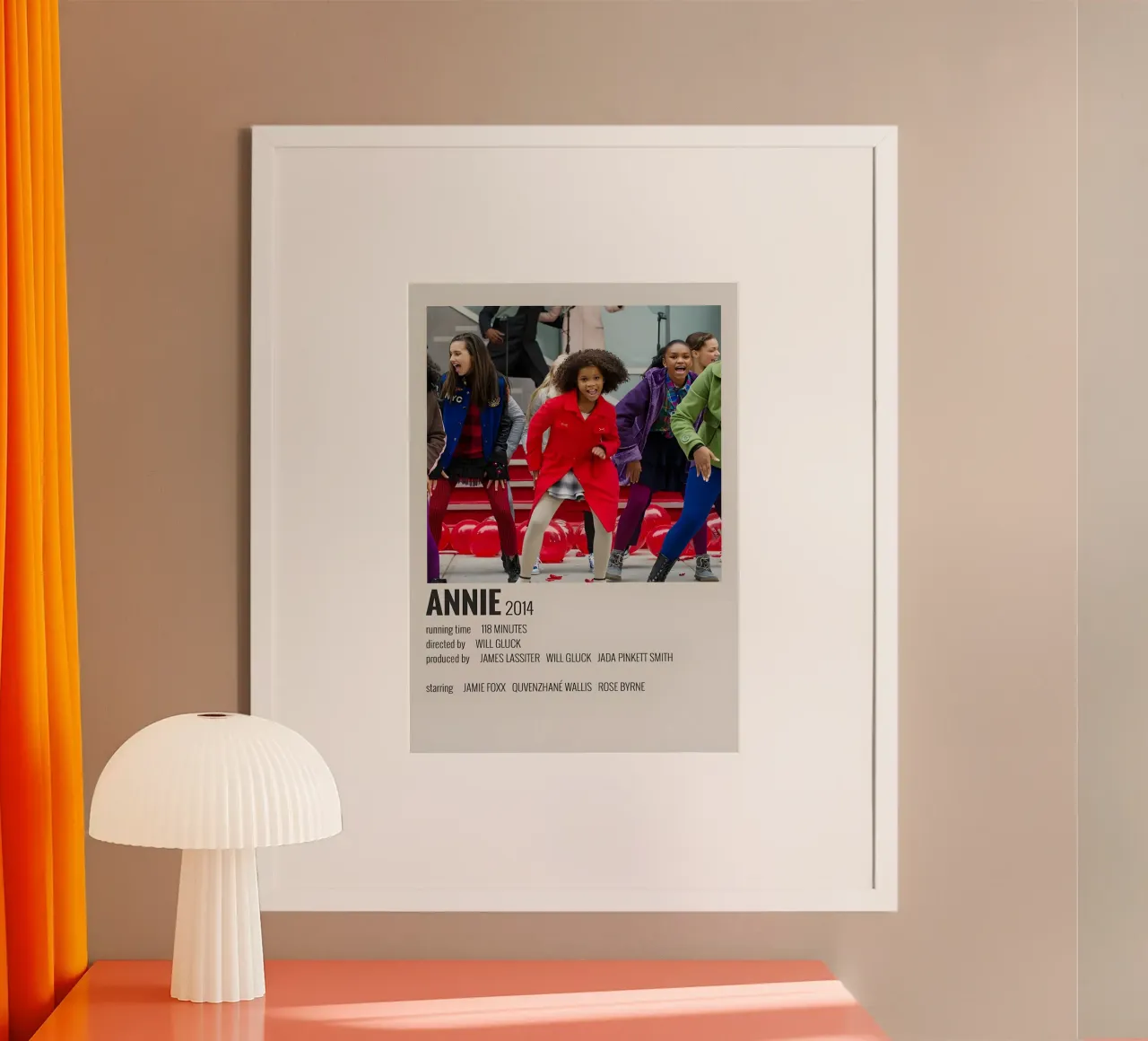 ANNIE 2014 poster da MVFminimalist