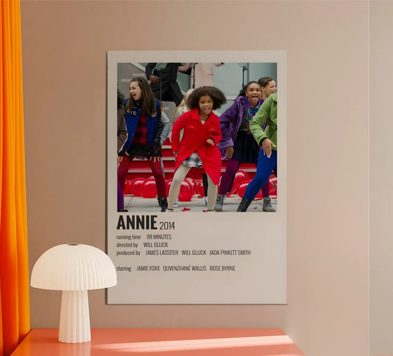 ANNIE 2014 poster da MVFminimalist
