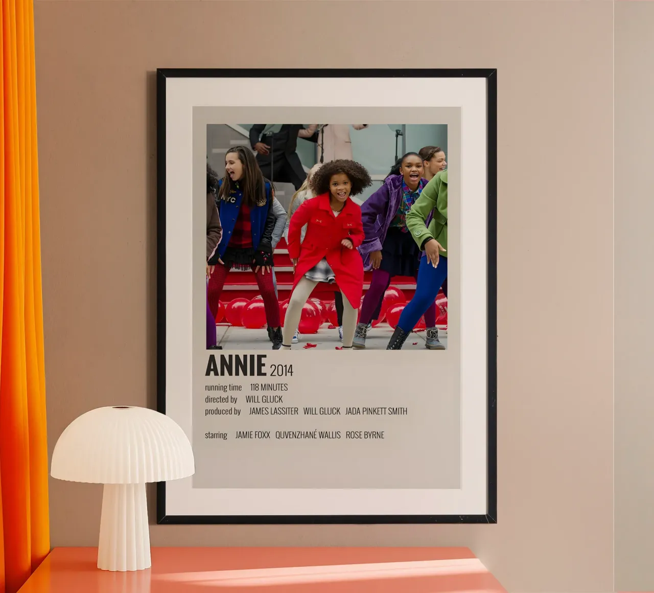 ANNIE 2014 poster da MVFminimalist