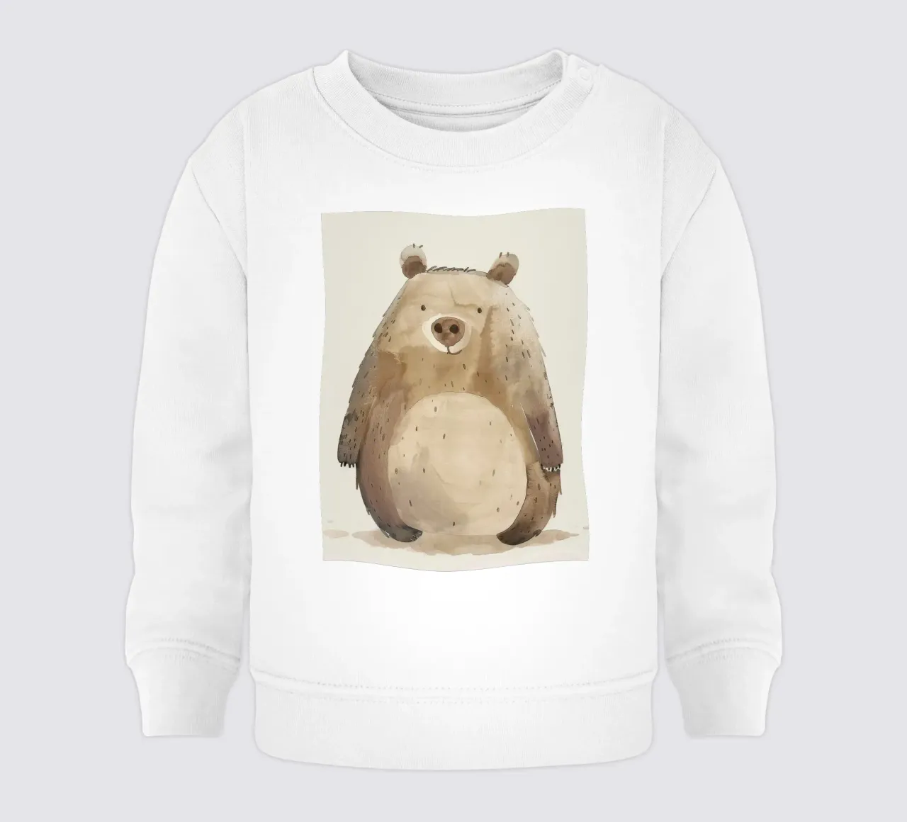 Orso in libertà felpa neonato da DesignDoodle